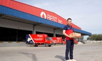 Project: BEST EXPRESS  - 12.000 m2 : Mài bóng bê tông.
