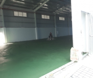 Project: DUHAL- 30.000 m2:  Xoa nền + Mài bóng bê tông  + Sơn epoxy.