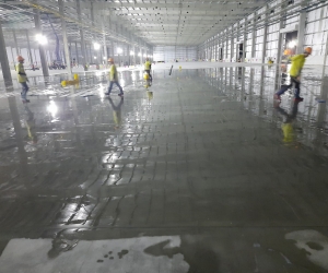 Project: BEST EXPRESS  - 12.000 m2 : Mài bóng bê tông.