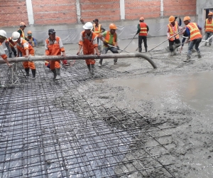 Project: DUHAL- 30.000 m2:  Xoa nền + Mài bóng bê tông  + Sơn epoxy.