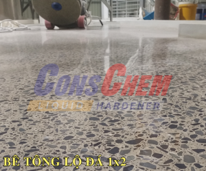 Cải tạo sàn cũ bằng phương án mài bóng bê tông lộ đá 1x2