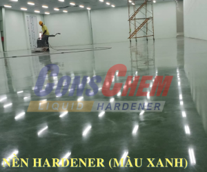 xoa nền và mài bóng nền Hardener (màu xanh)
