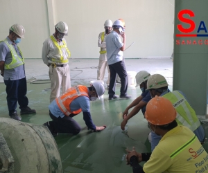 Project: NOK (Phase III) - Liquid Hardener - Mài bóng bê tông (12.000 m2)
