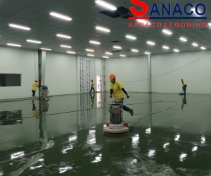Project: NOK (Phase III) - Liquid Hardener - Mài bóng bê tông (12.000 m2)